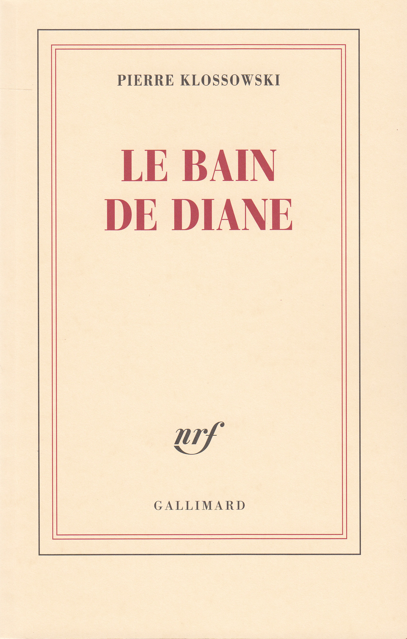 Le bain de Diane