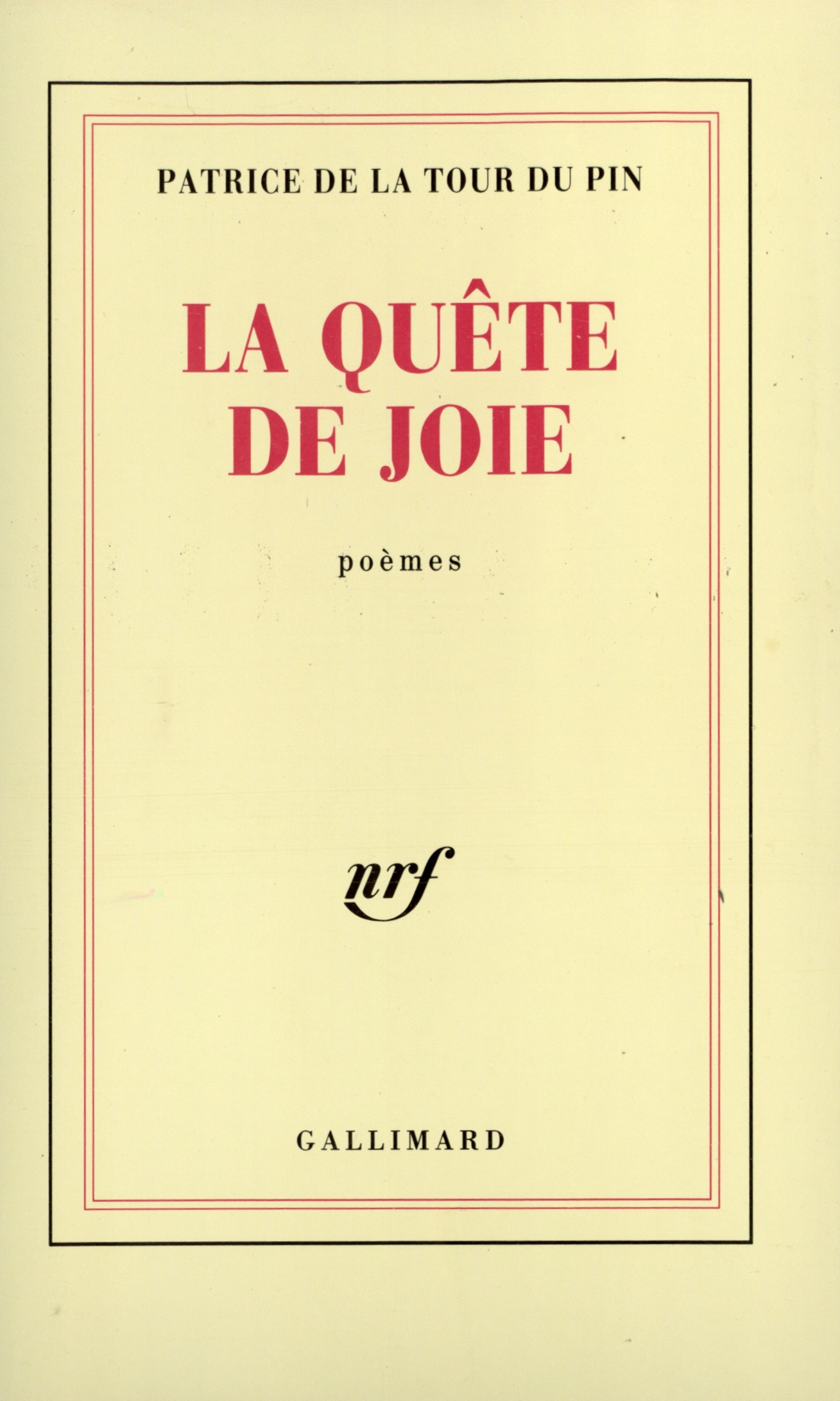 QUETE DE JOIE