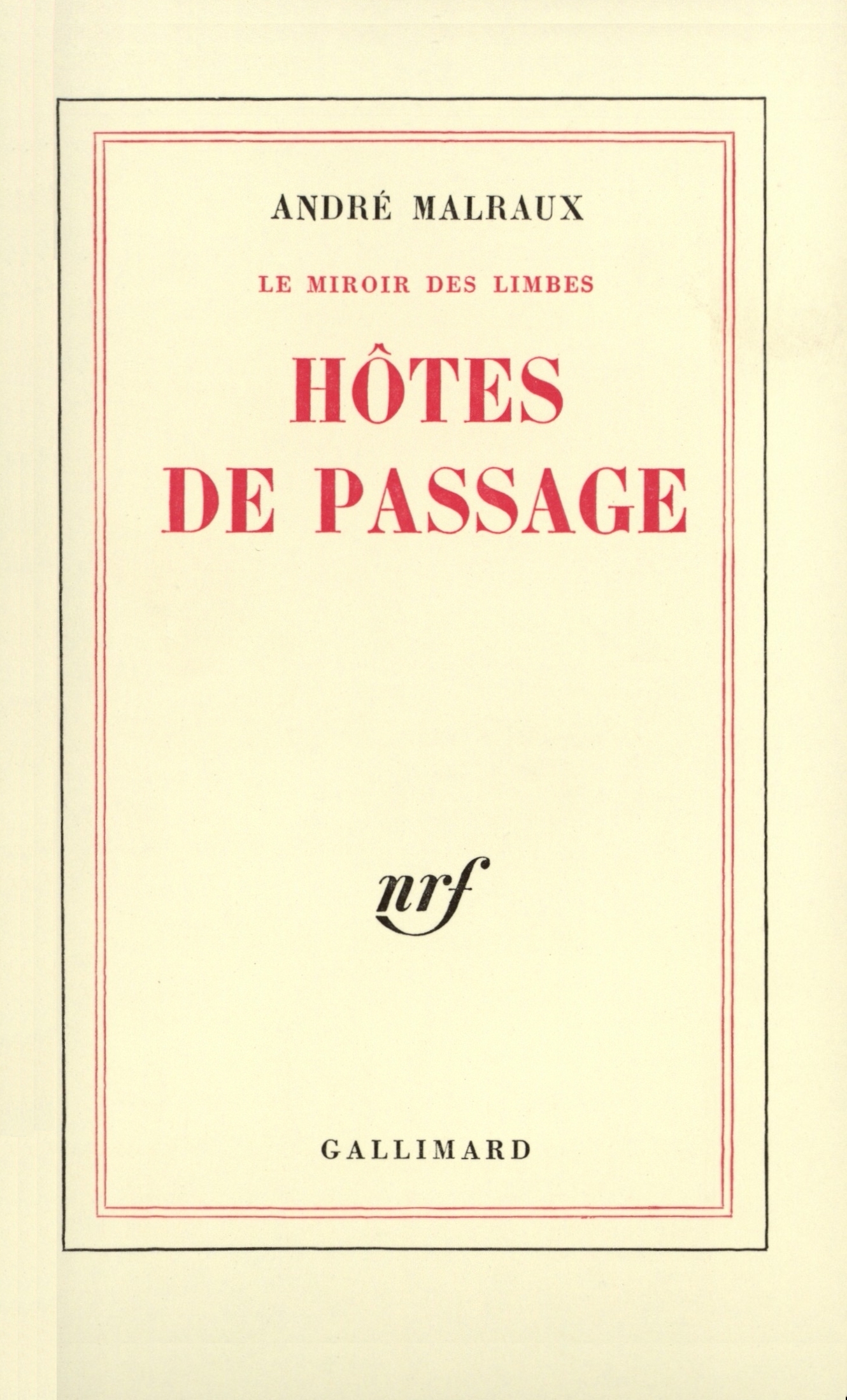 Le Miroir des Limbes - Hôtes de passage