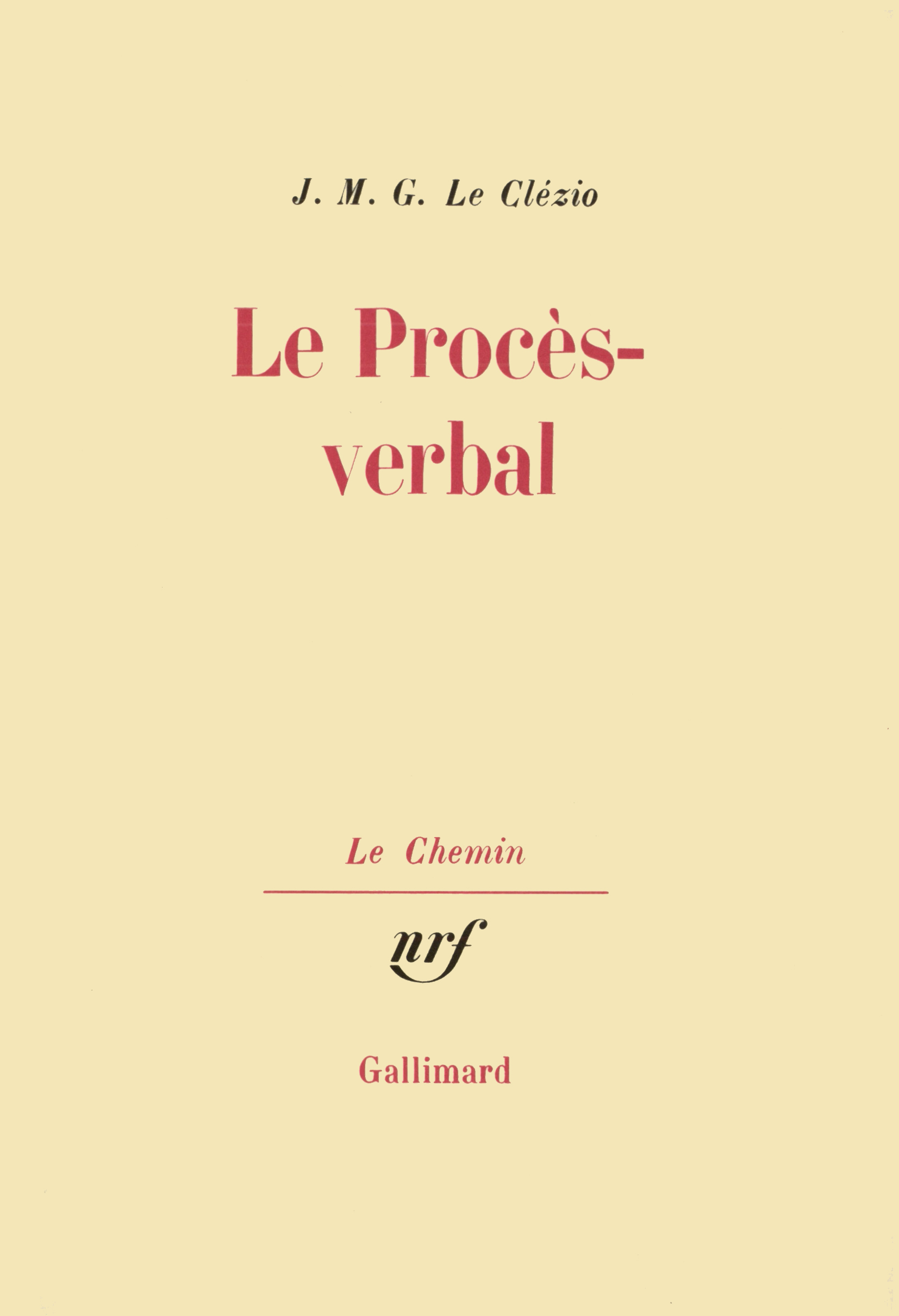 PROCES-VERBAL