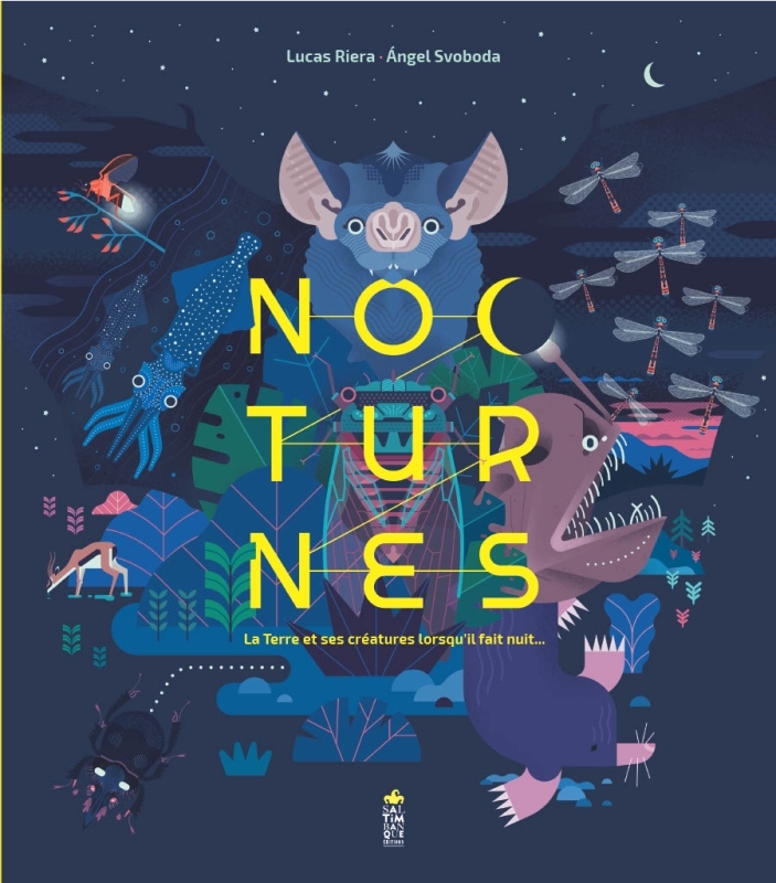 La Terre et ses créatures lorsqu'il fait nuit