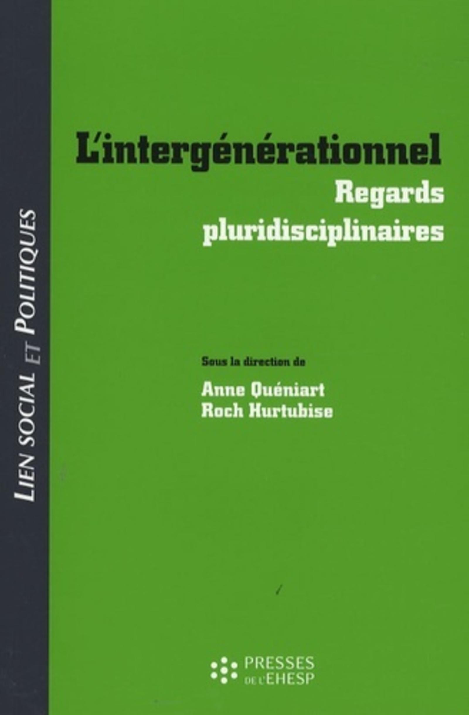 L'intergénérationnel - Regards pluridisciplinaires