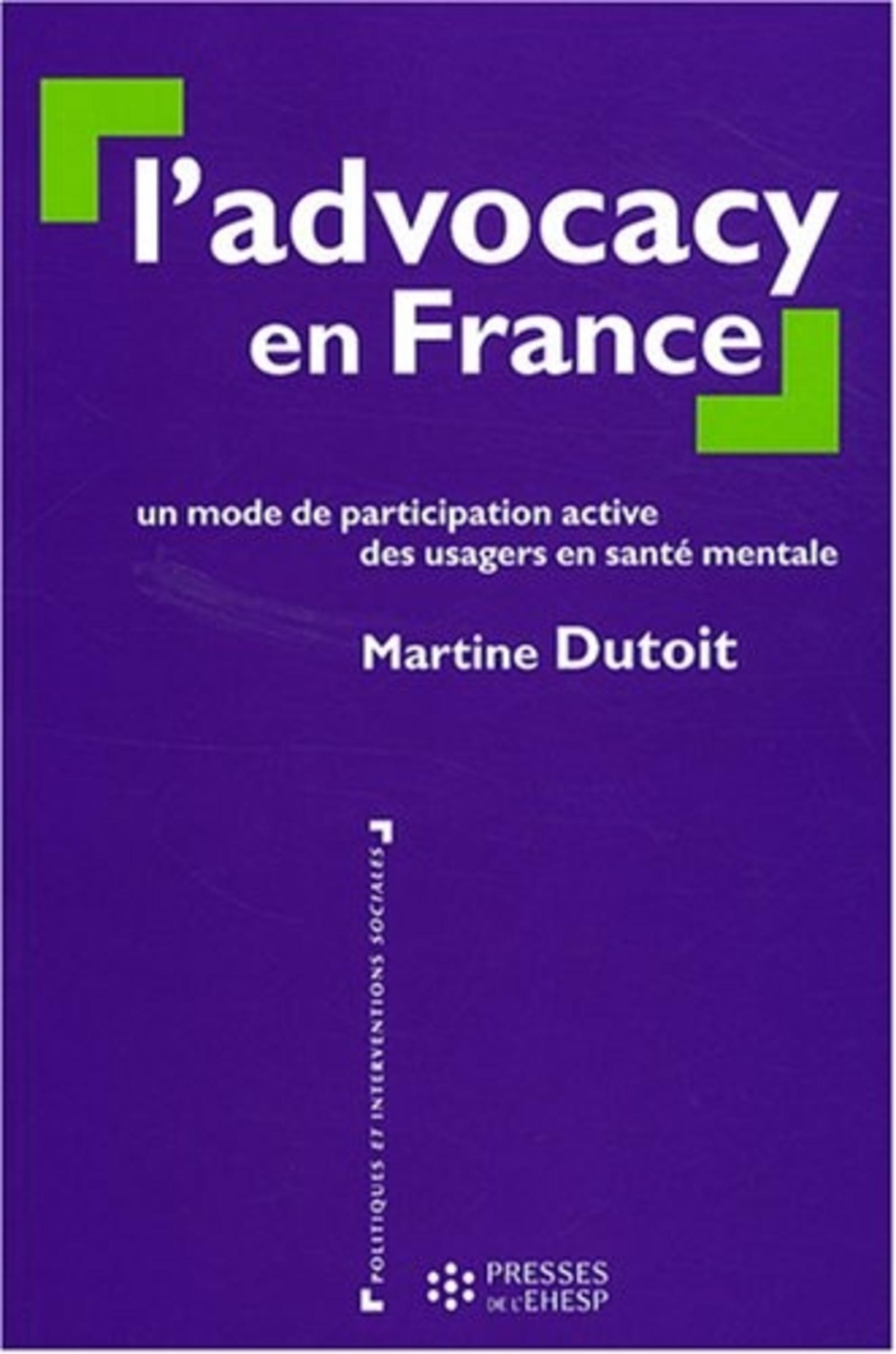 L'advocacy en France - Un mode de participation active des usagers en santé mentale