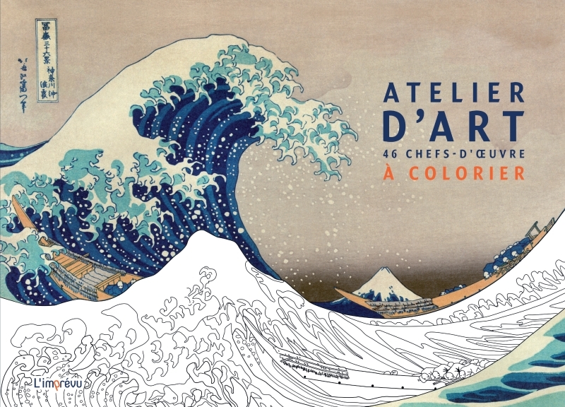 Atelier d'art - 46 chefs-d’œuvre à colorier