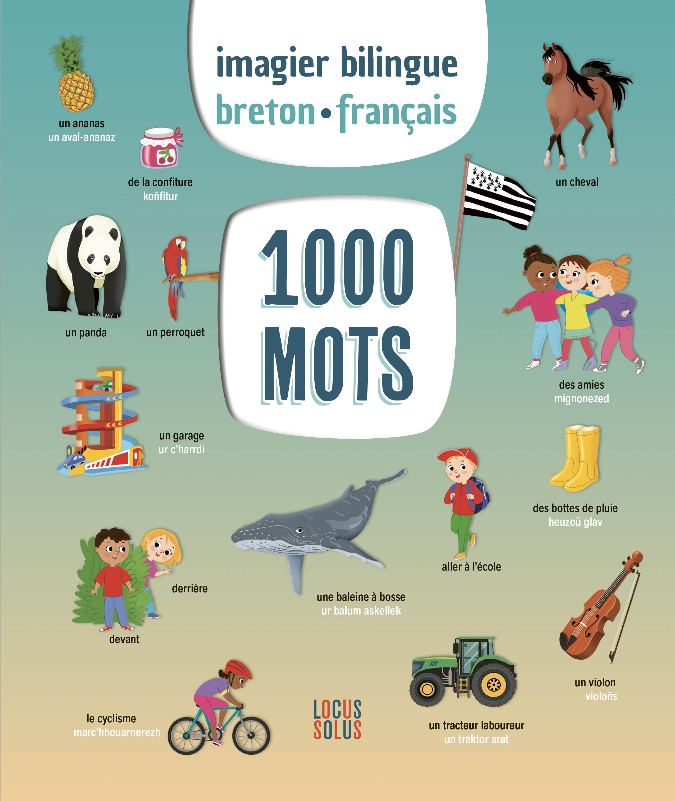 Imagier bilingue breton-français - 1000 mots
