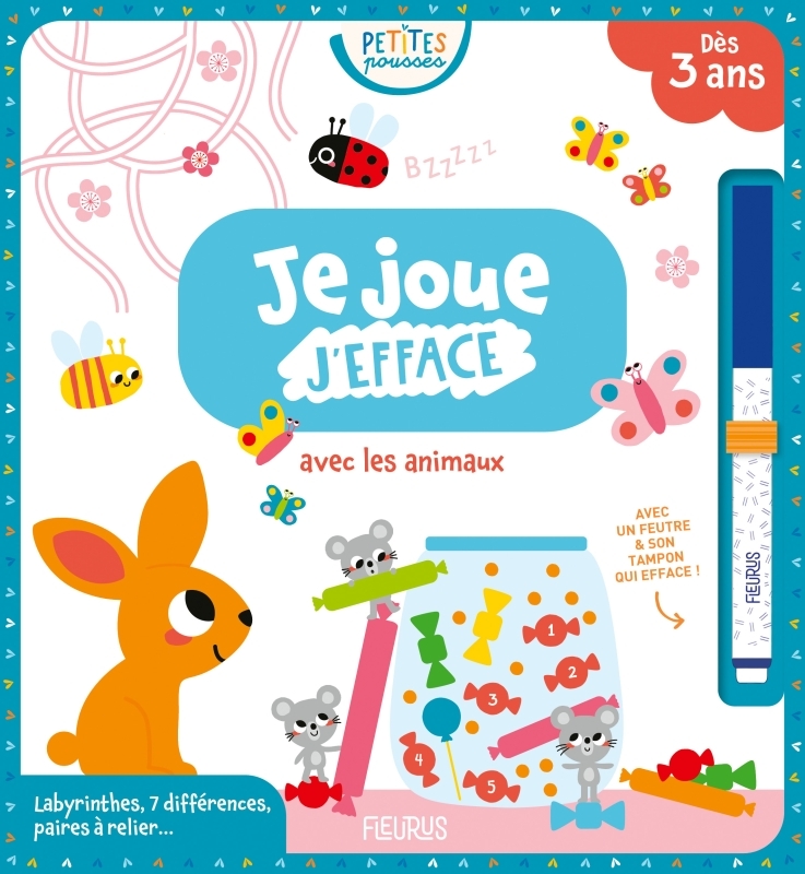 Je joue, j'efface – avec les animaux