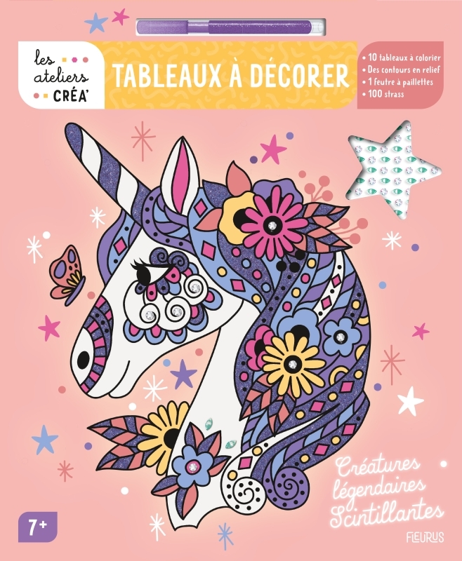 Tableaux à décorer - Créatures légendaires scintillantes