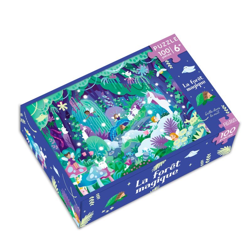 FORET MAGIQUE (100 PIECES) - PUZZLE PHOSPHORESCENT