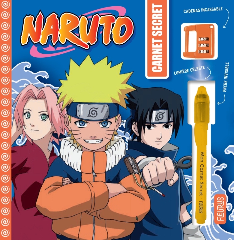 CARNET SECRET NARUTO, SAKURA, SASUKE