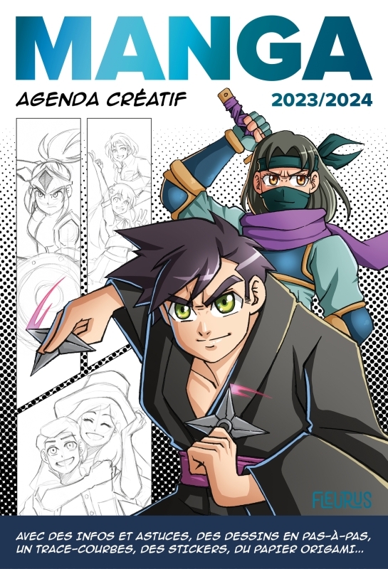MON AGENDA CREATIF 2023-2024 MANGA