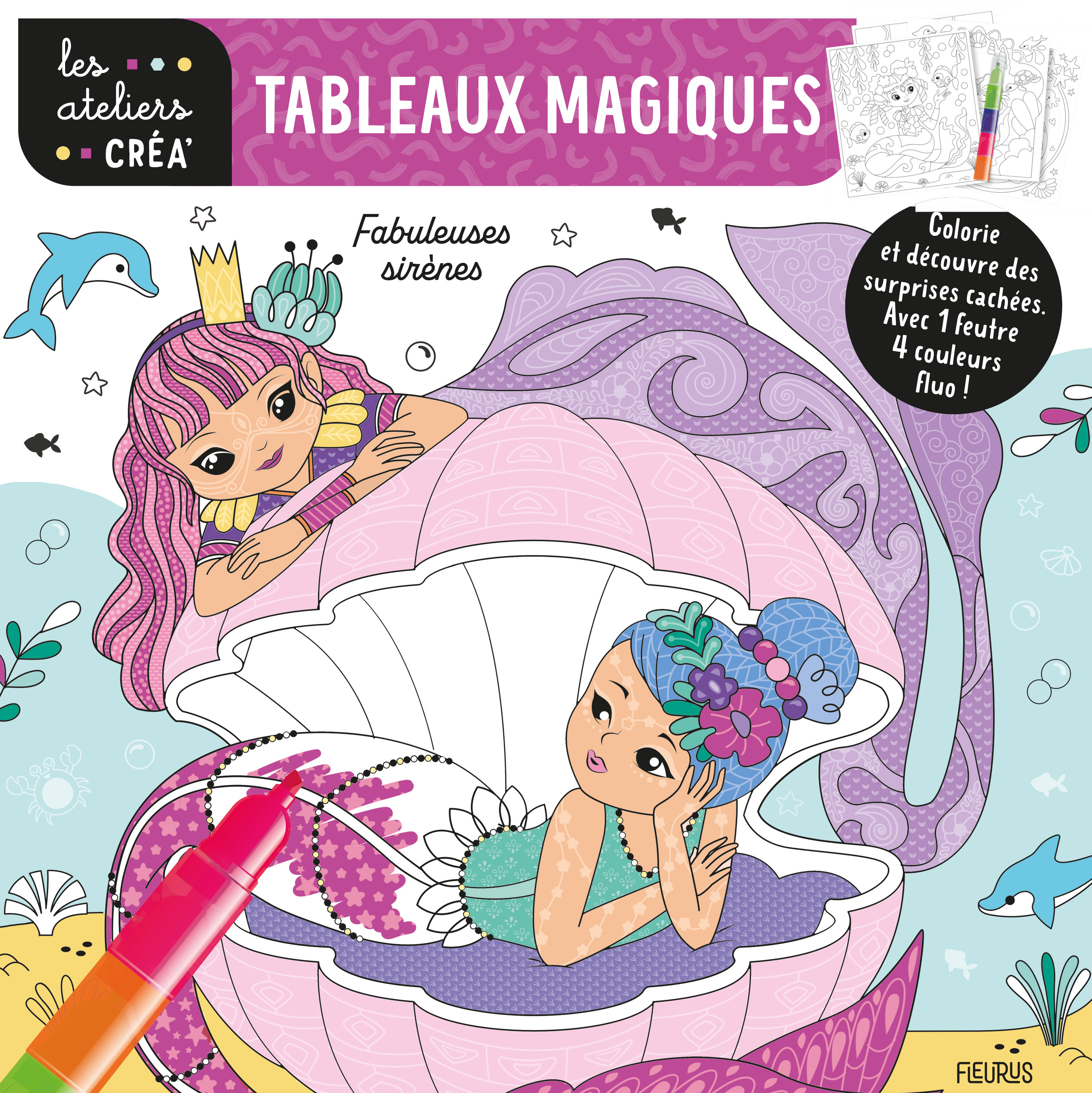 Tableaux magiques - Fabuleuses sirènes