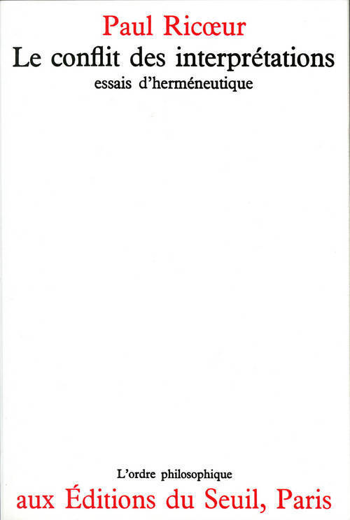 CONFLIT DES INTERPRETATIONS