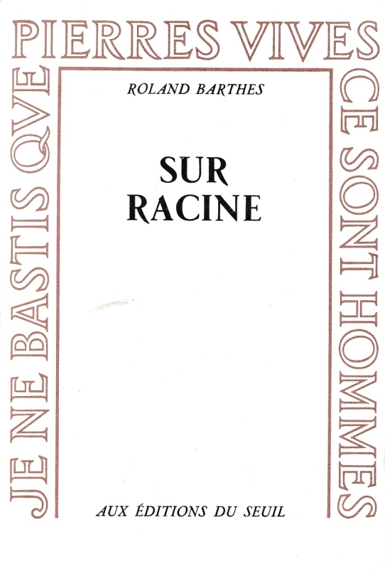 SUR RACINE