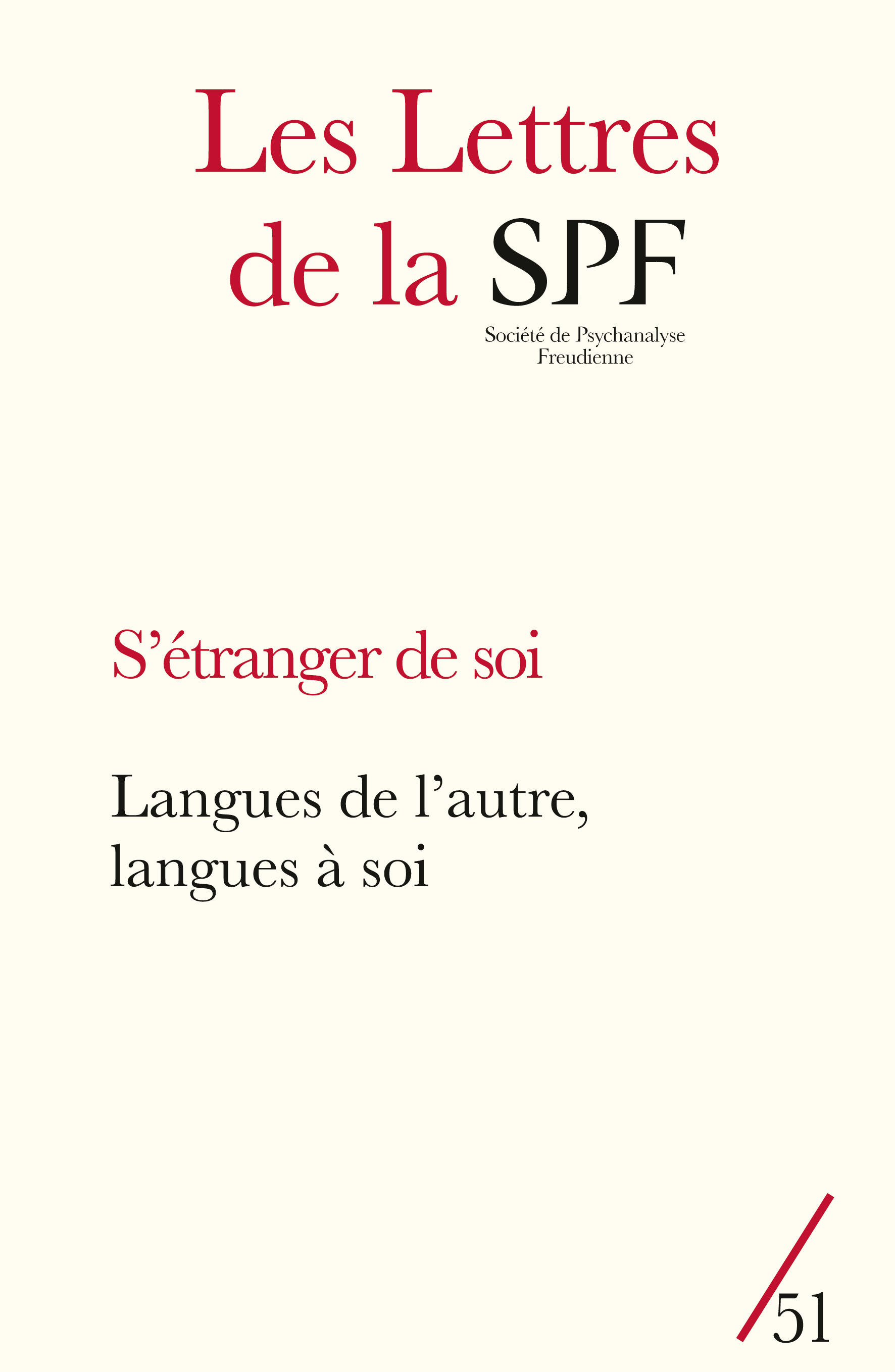 S'étranger de soi