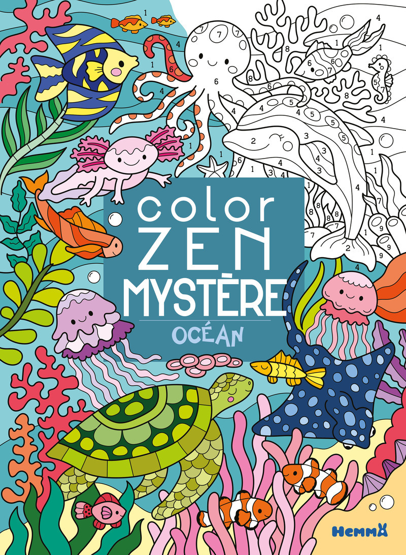 Color Zen mystère - Océan
