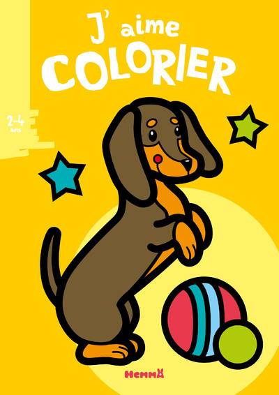 J´AIME COLORIER (2-4 ANS) (CHIEN)