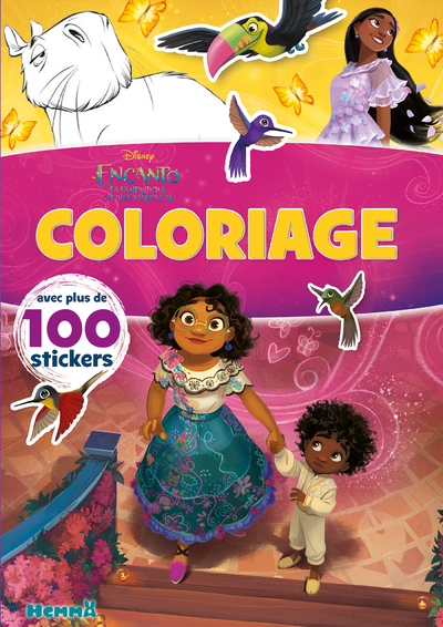 DISNEY ENCANTO - COLORIAGE AVEC PLUS DE 100 STICKERS