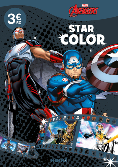 MARVEL AVENGERS - STAR COLOR (FALCON ET CAPTAIN AMERICA)