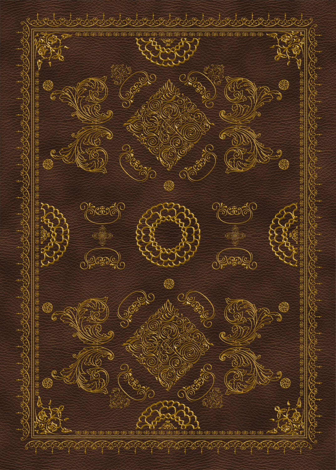 Grimoire vierge à l'ancienne
