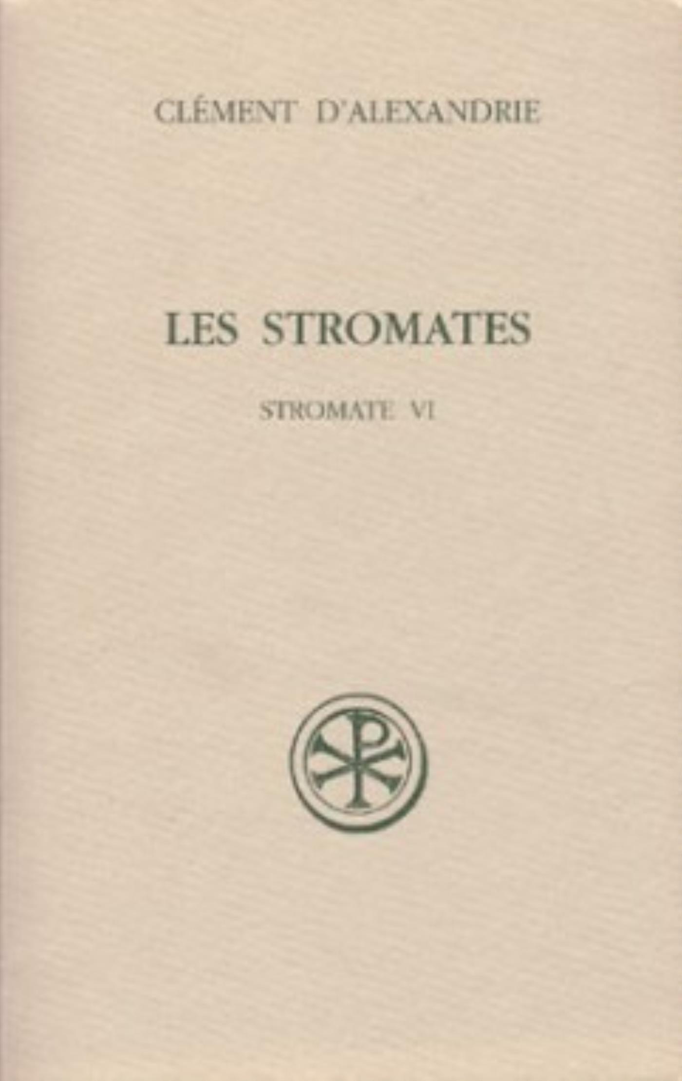 SC 446 LES STROMATES, VI