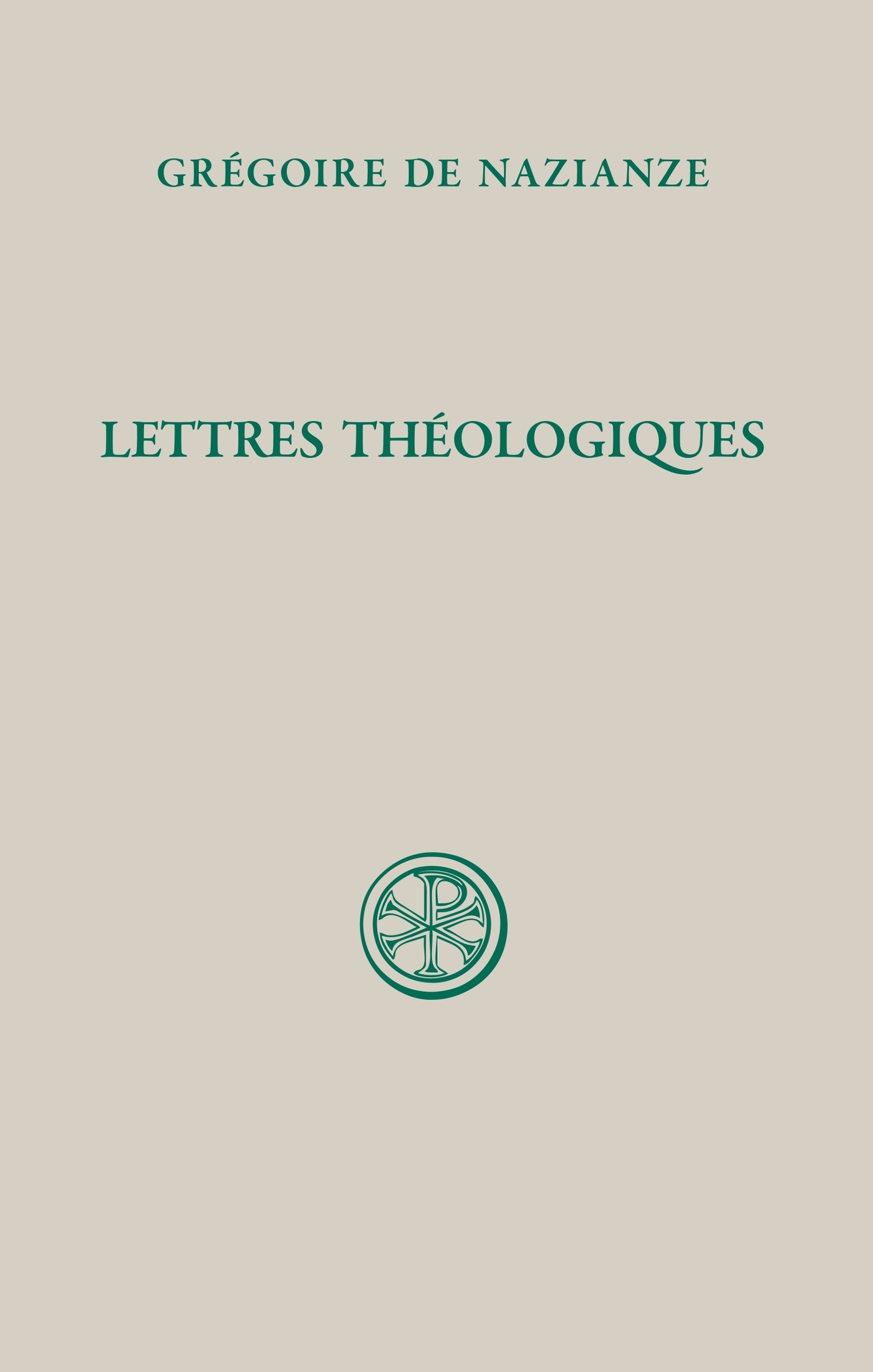 SC 208 LETTRES THEOLOGIQUES