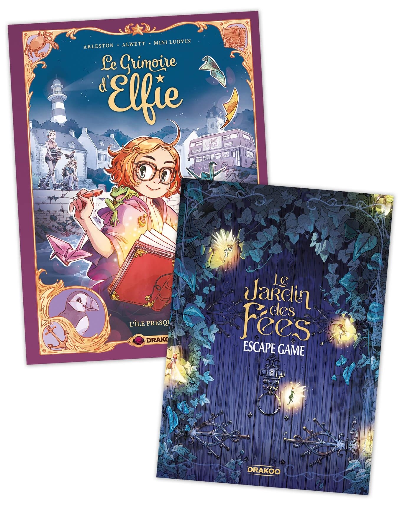 Le Grimoire d'Elfie - vol. 01 + escape game - édition limitée - L'île presque