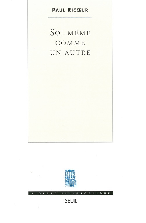 SOI-MEME COMME UN AUTRE