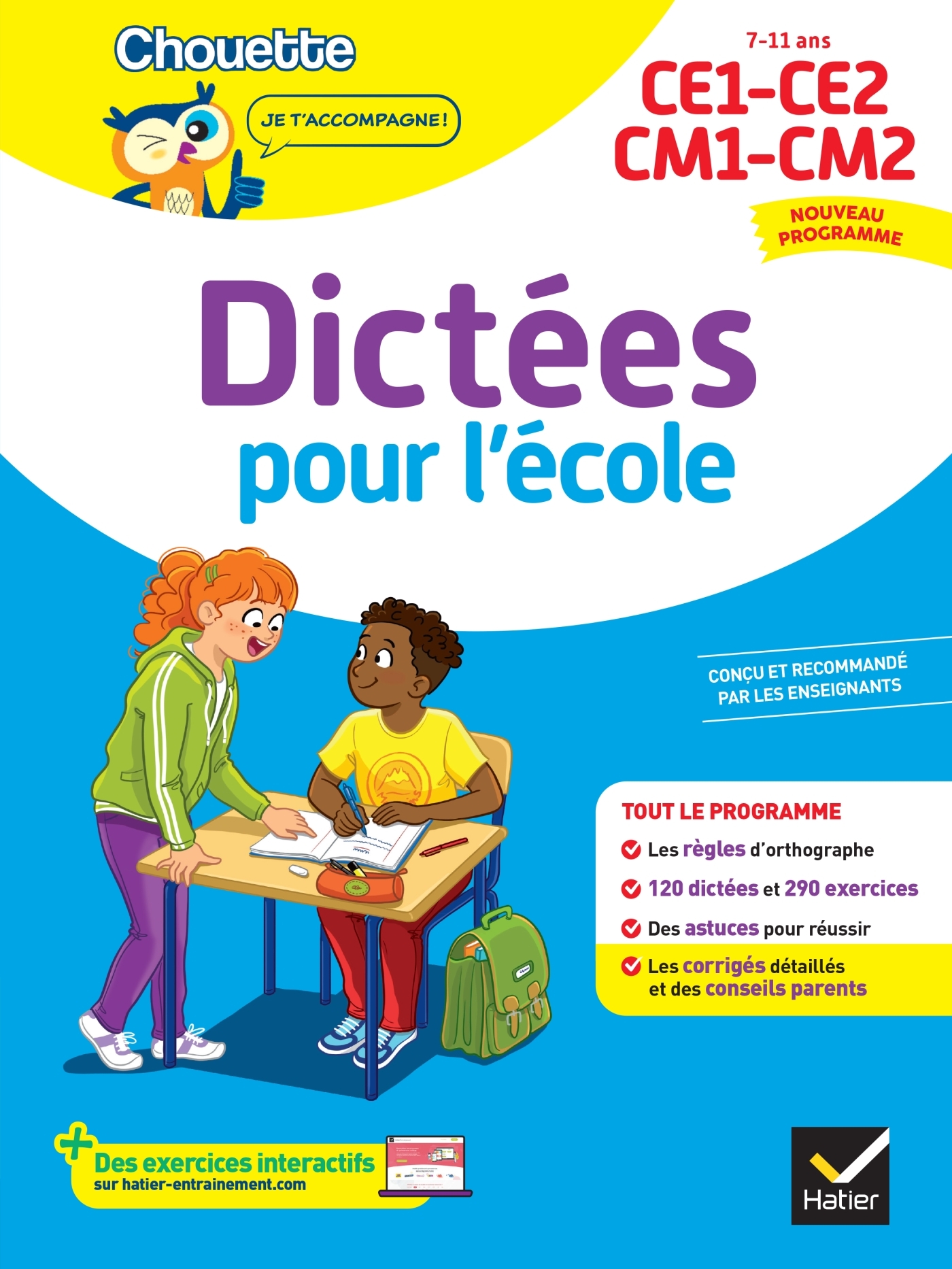 CHOUETTE - DICTEES POUR L´ECOLE CE1/CE2/CM1/CM2