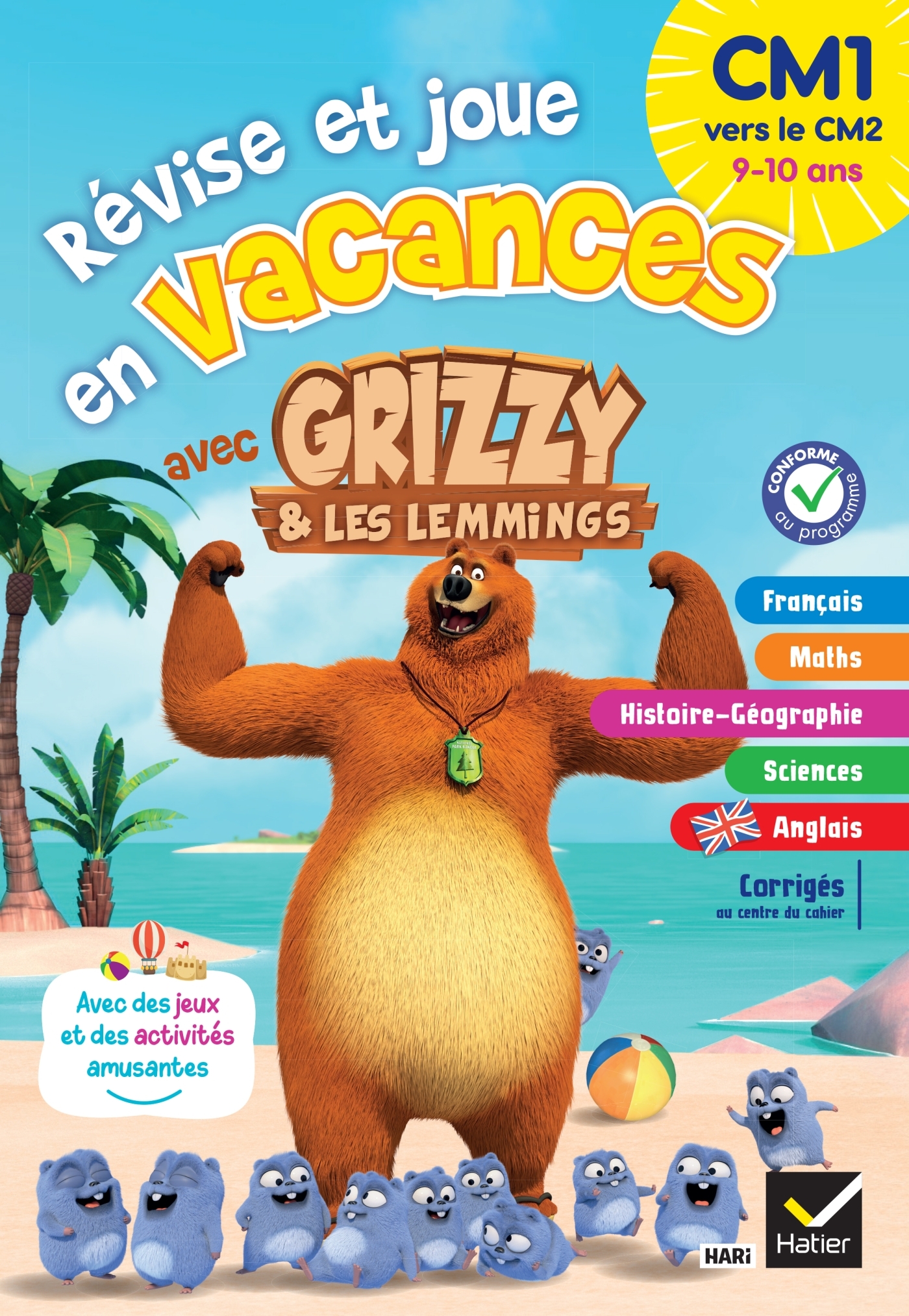 CAHIER DE VACANCES GRIZZY ET LES LEMMINGS - CM1 VERS LE CM2
