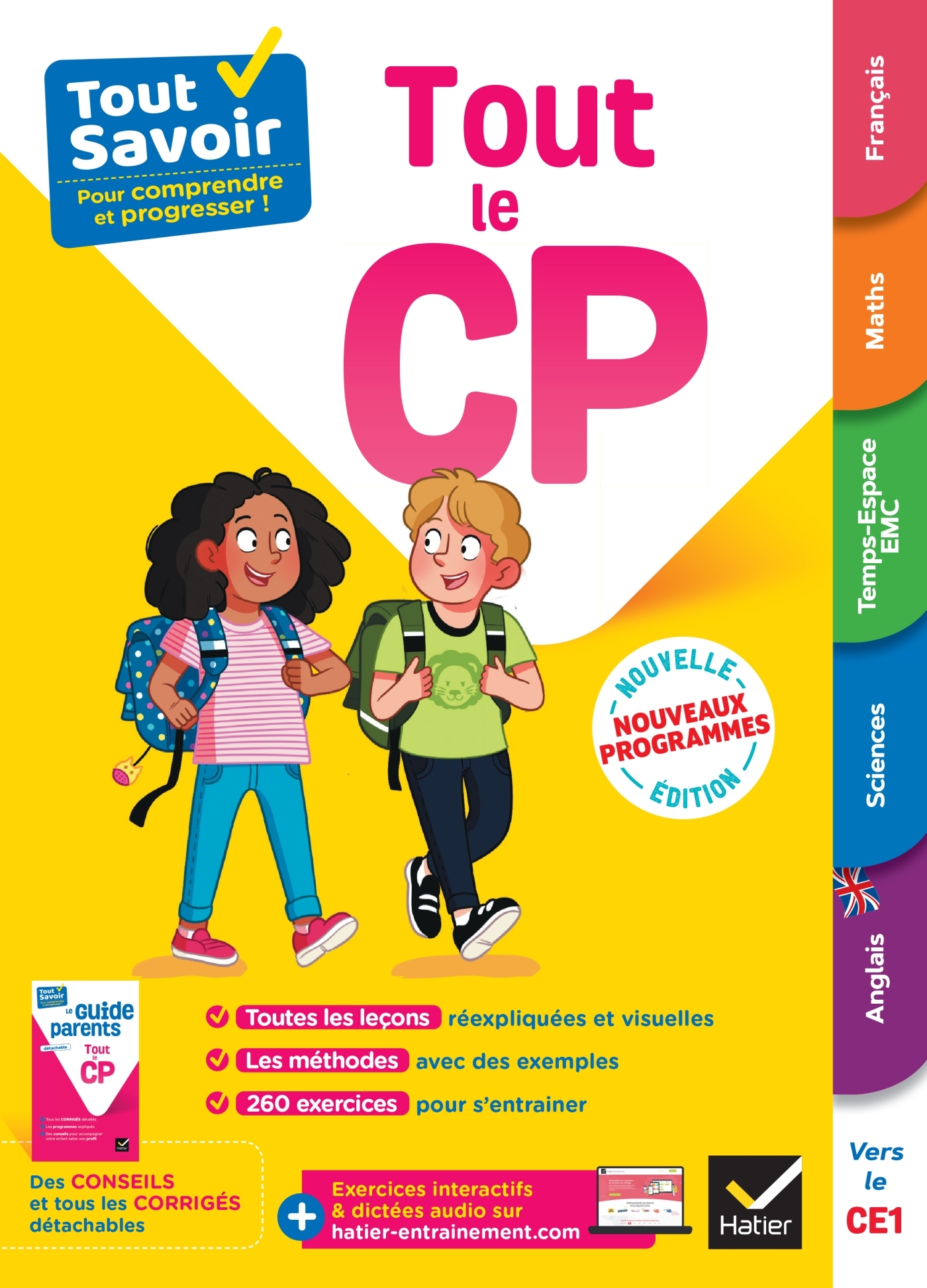 Tout Savoir CP - Tout-en-un - cours, méthodes et exercices dans toutes les matières