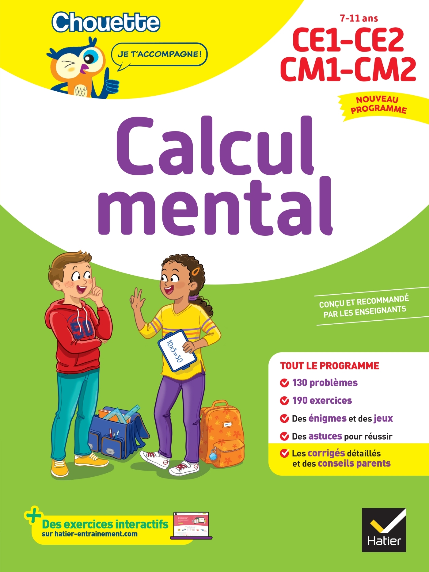 CHOUETTE - CALCUL MENTAL CE1/CE2/CM1/CM2