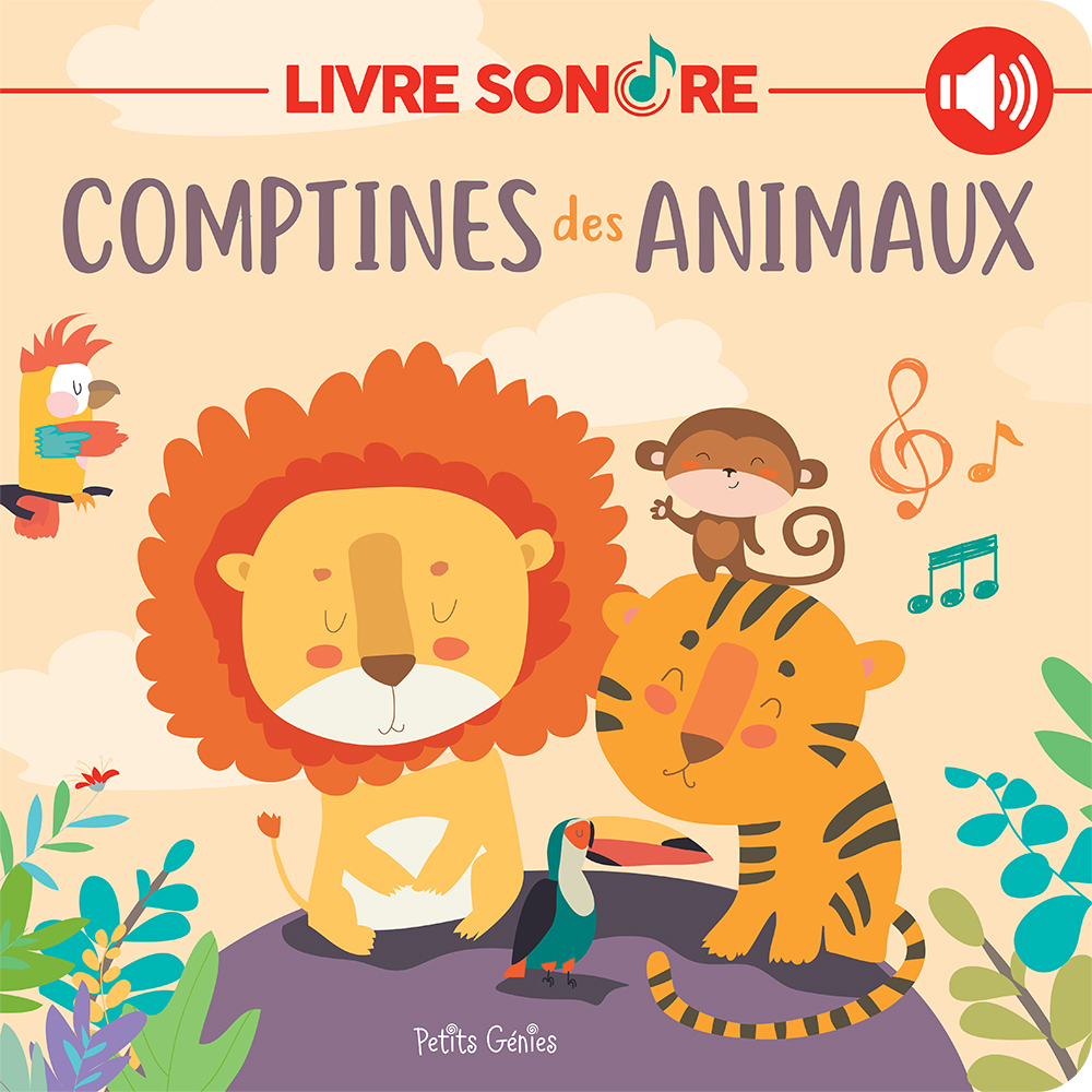 COMPTINES DES ANIMAUX - LIVRE SONORE