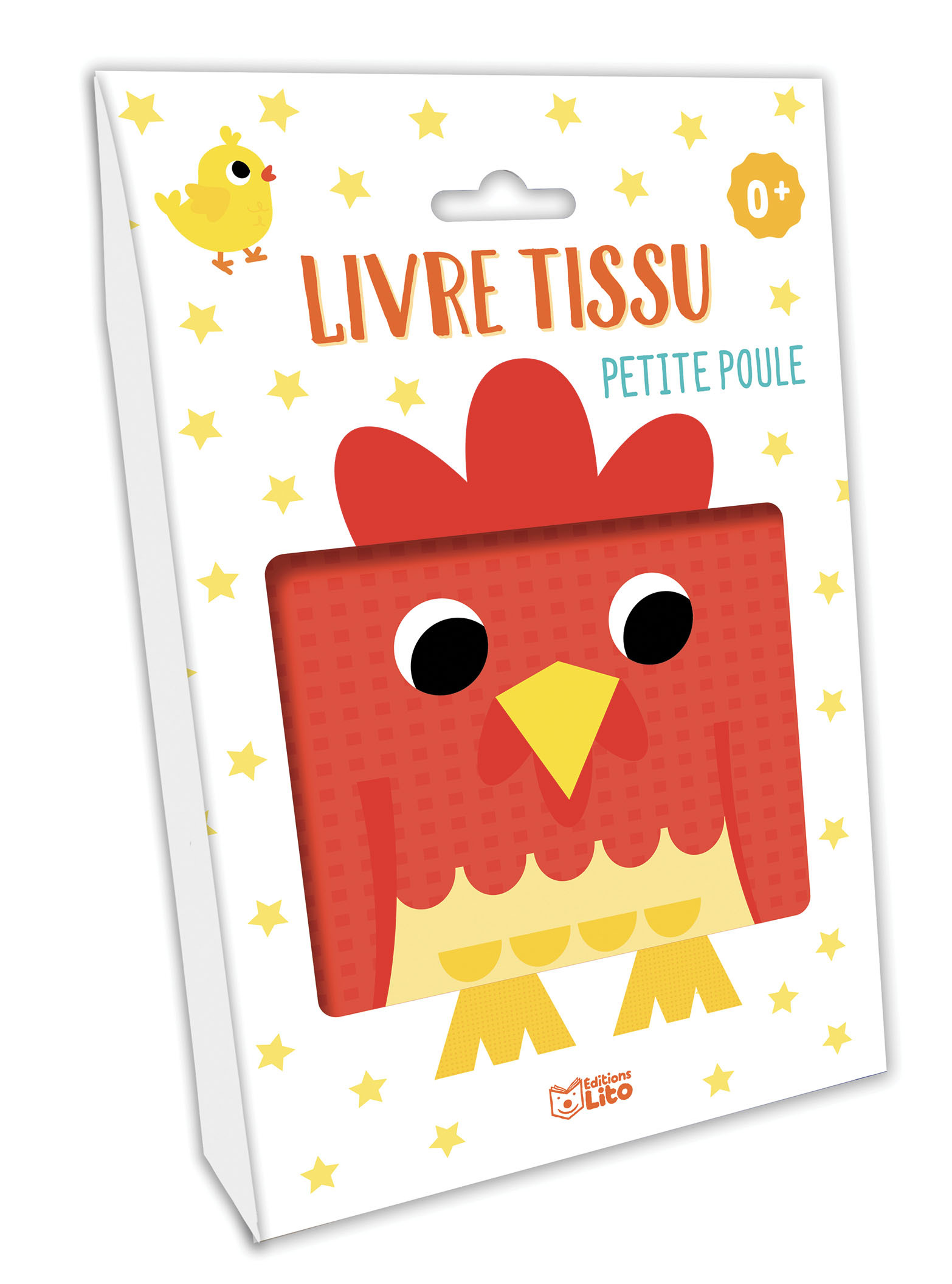 LIVRE TISSU BEBE PETITE POULE