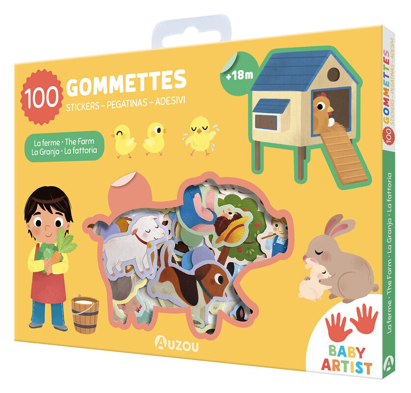100 gommettes - La ferme