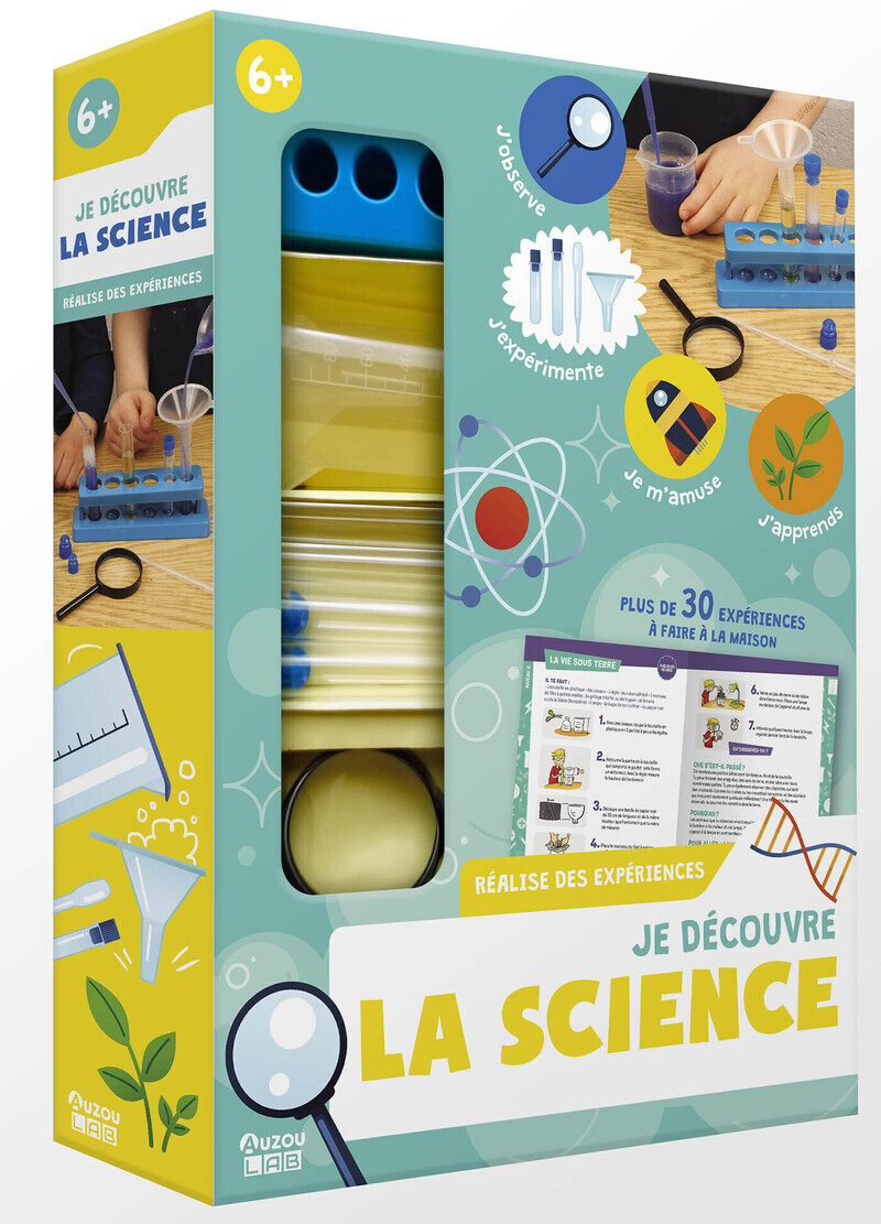 JE DECOUVRE LA SCIENCE - AUZOU LAB´