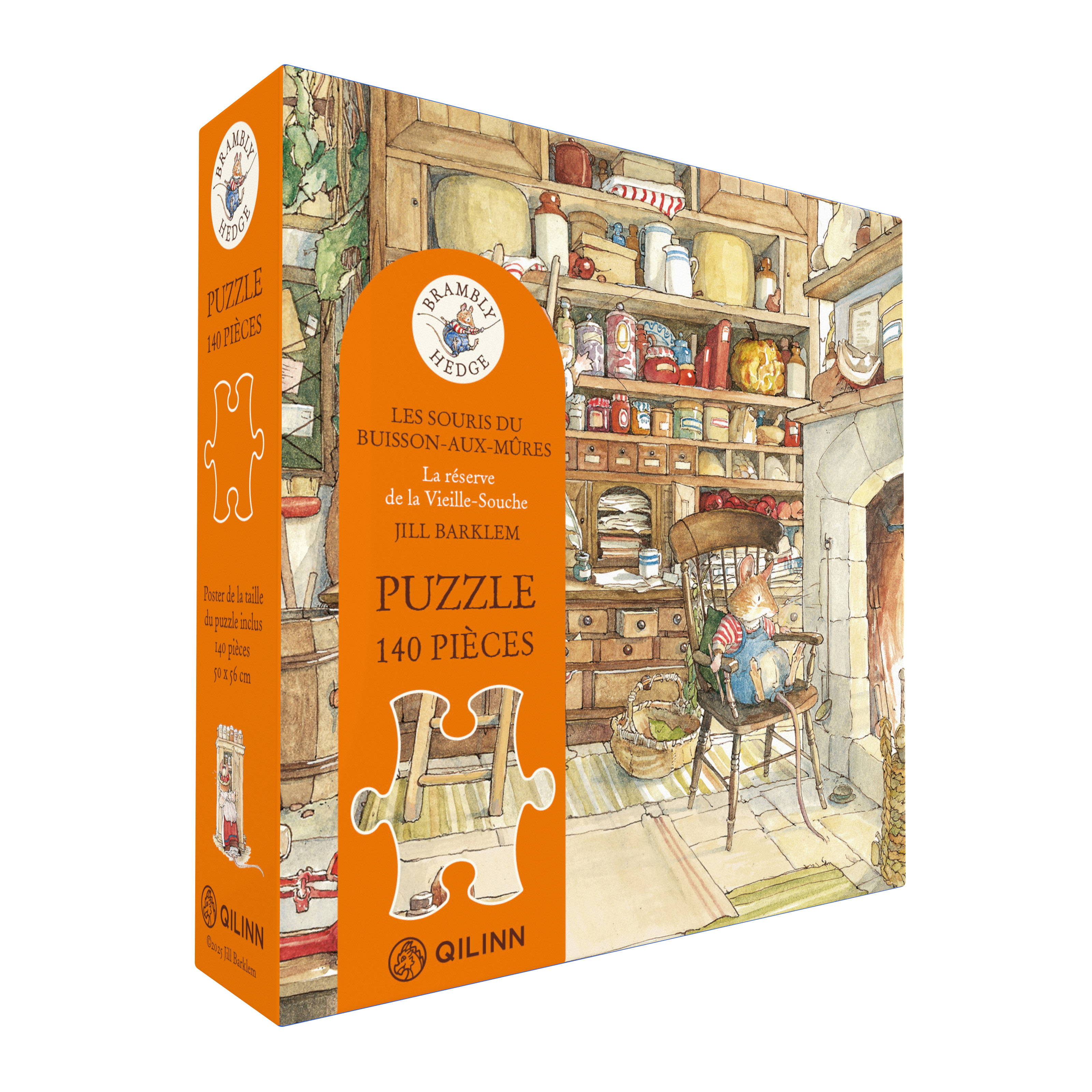LES SOURIS DU BUISSON AUX MURES - LE PUZZLE, LA RESERVE DE LA VIEILLE-SOUCHE - 140 PIECES