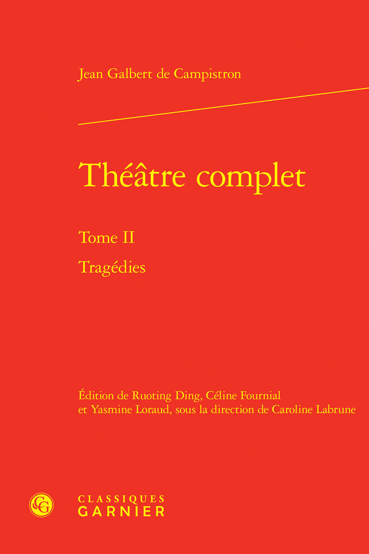 Théâtre complet - Tragédies