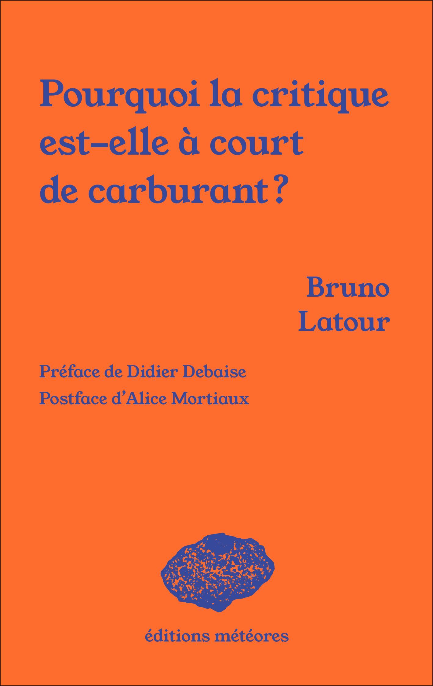 POURQUOI LA CRITIQUE EST-ELLE A COURT DE CARBURANT ?
