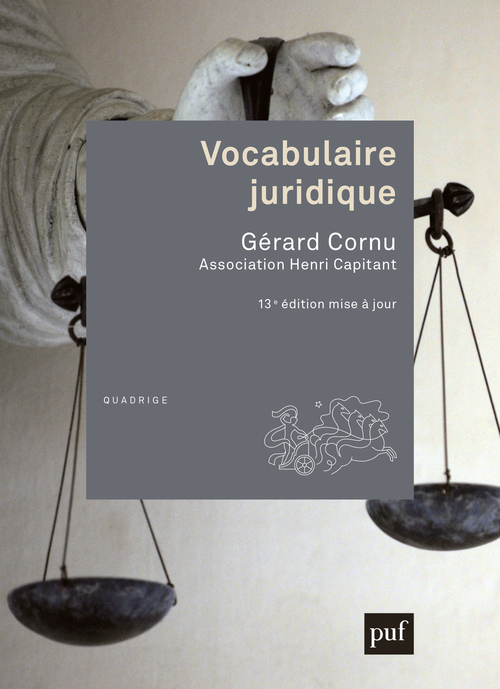 Vocabulaire juridique - Association Henri Capitant