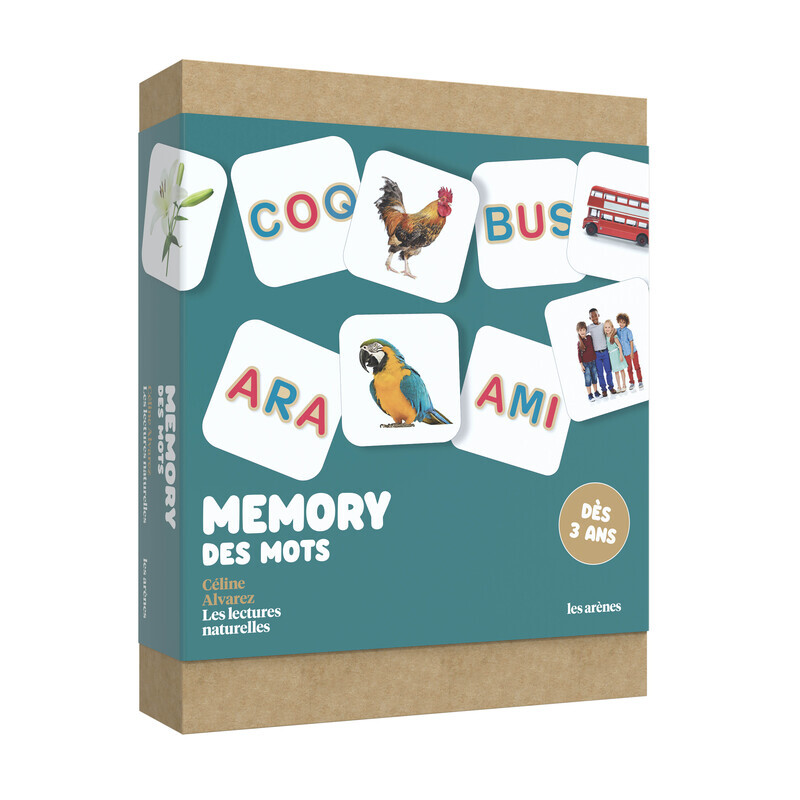 Boîte Memory des mots dès 3 ans - Céline Alverez Les lectures naturelles