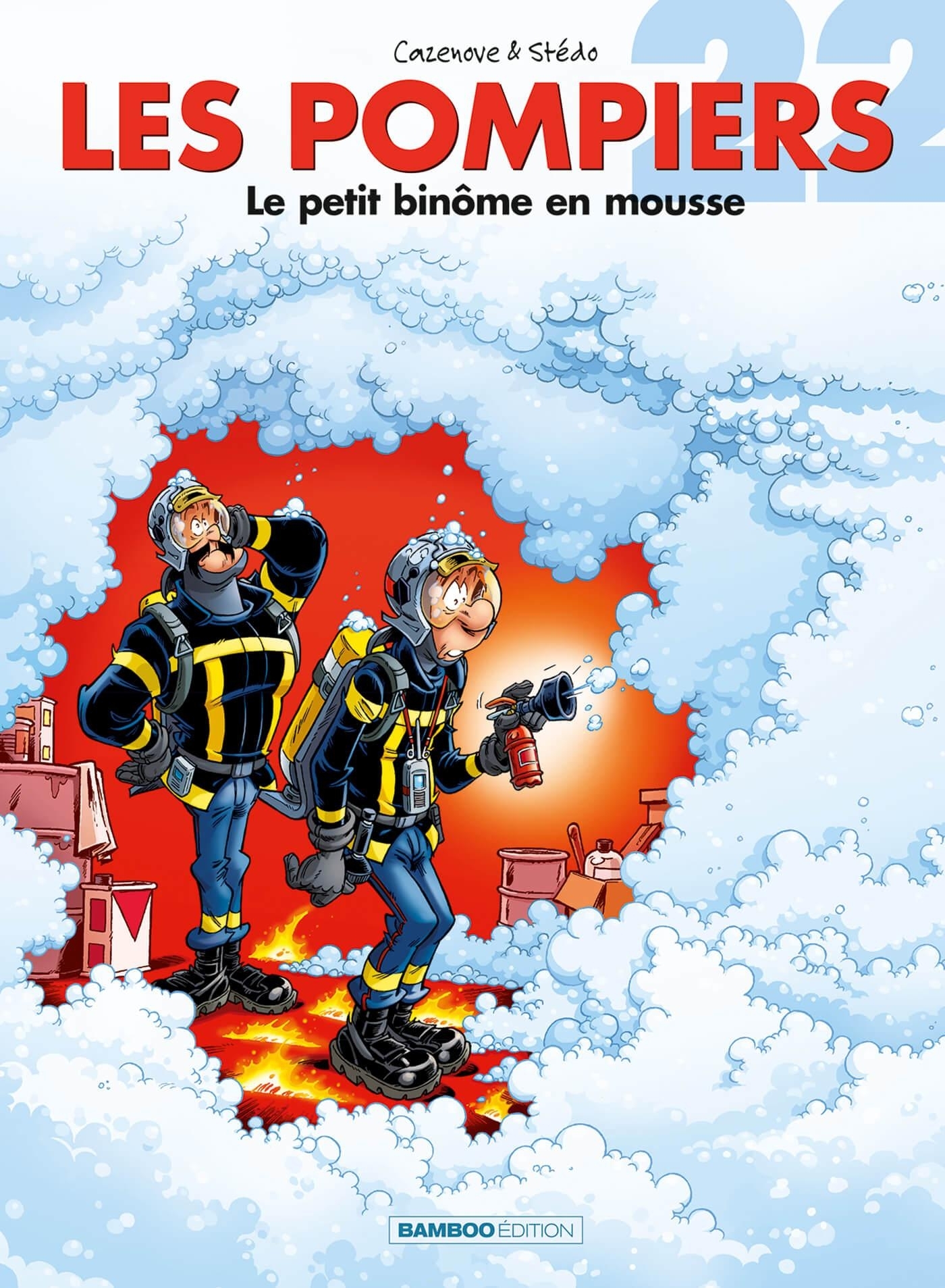 Les Pompiers - tome 22 - Le petit binôme en mousse