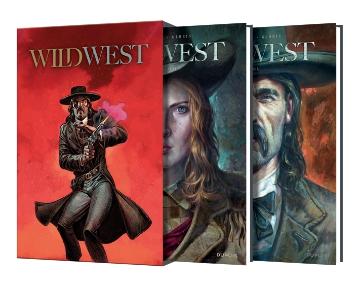 Fourreau Wild West T1 + T2 avec ex-libris signé