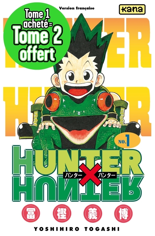 HUNTER X HUNTER - PACK 1+1 (TOMES 1+2) - OP 1+1 2023