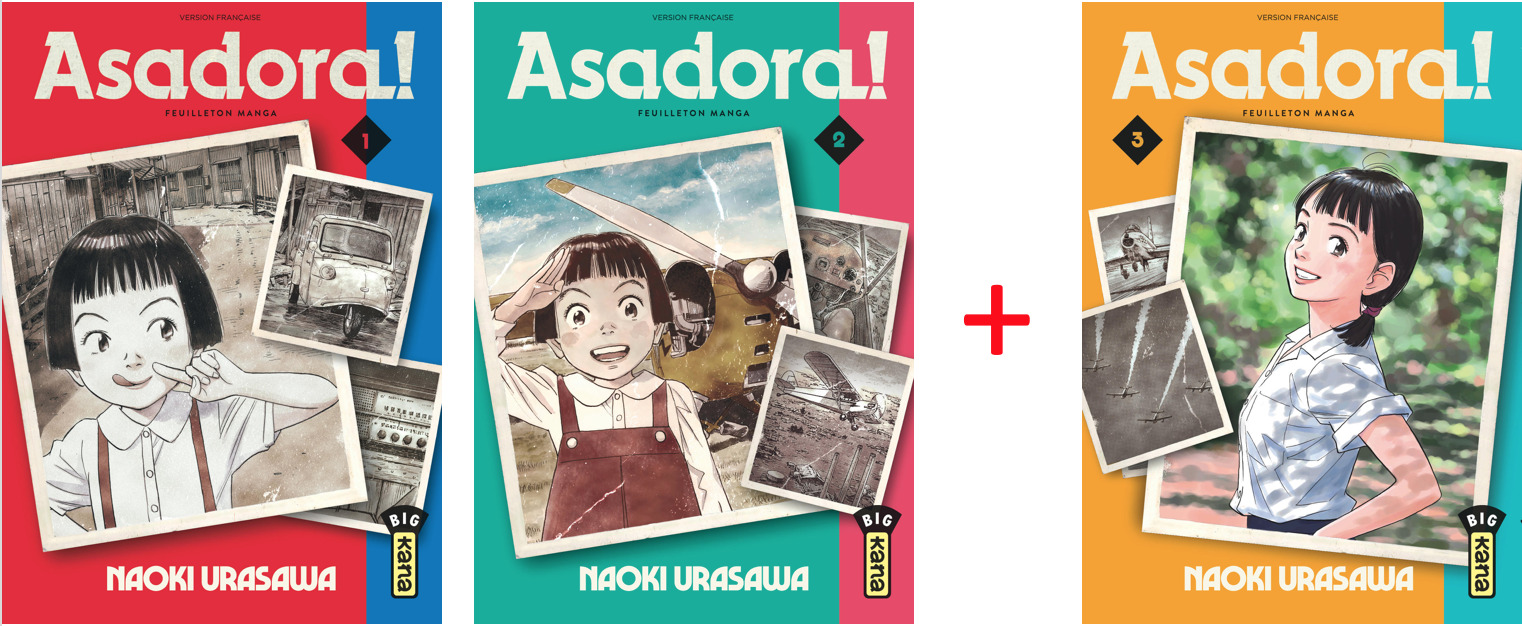 Pack 2+1 Asadora ! Tome 1 - 2 - 3