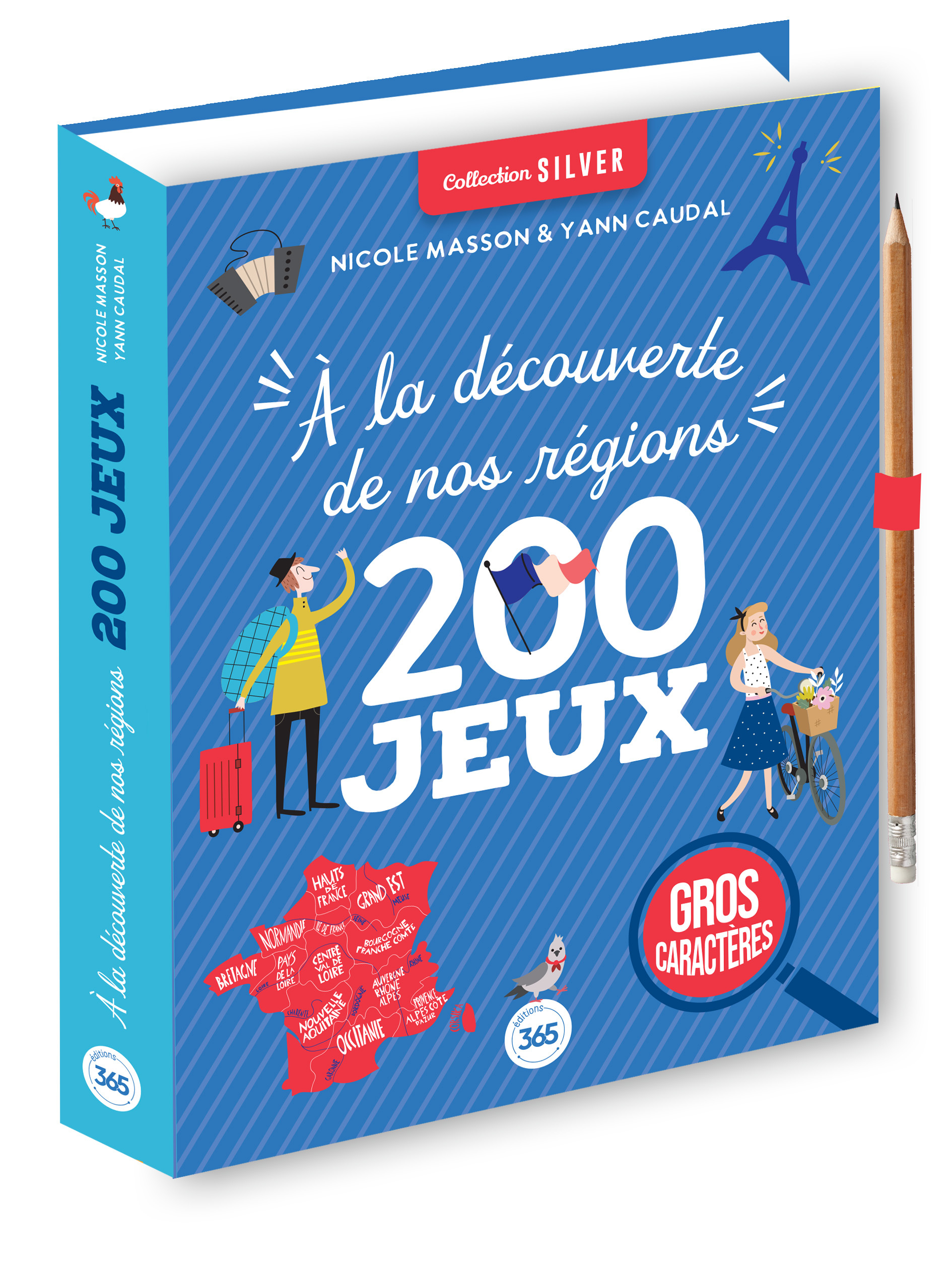 200 JEUX A LA DECOUVERTE DE NOS REGIONS - COLLECTION SILVER