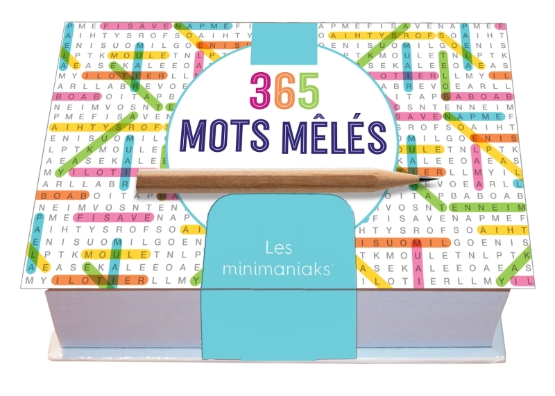 Minimaniak 365 mots mêlés, mini calendrier