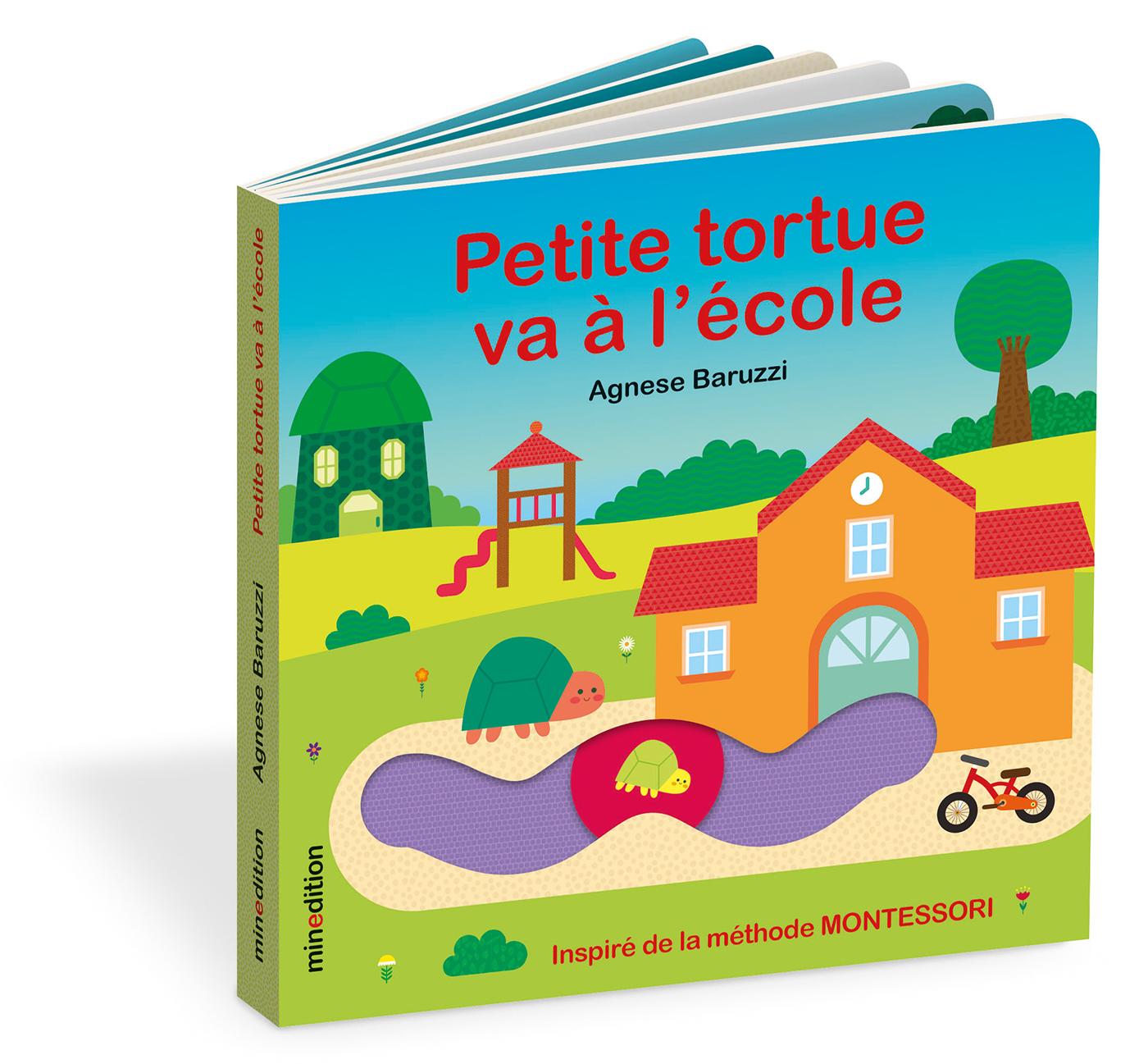 PETITE TORTUE VA A L´ECOLE - ILLUSTRATIONS, COULEUR