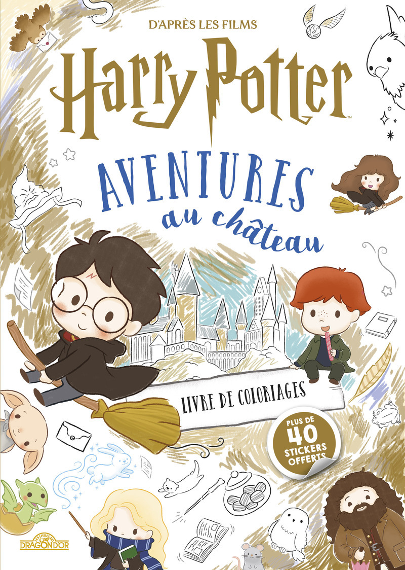 Harry Potter - Livre de coloriages - Aventures au château