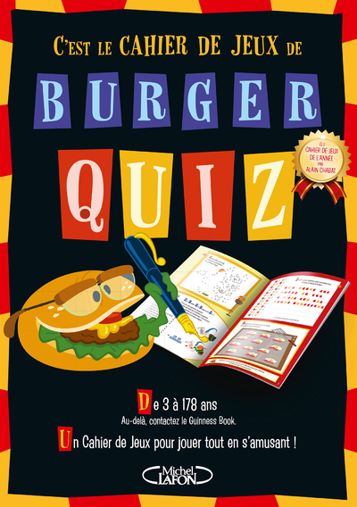 Burger quiz - Le cahier de jeux