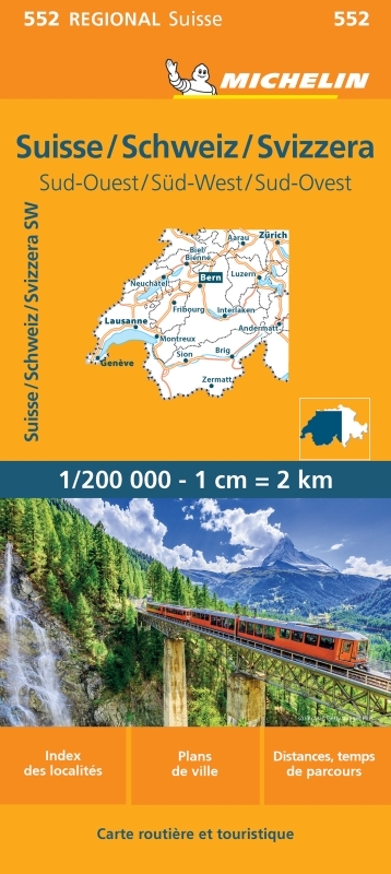 CR 552 SUISSE SUD-OUEST / SCHWEIZ SUD-WEST / SVIZZERA SUD-OVEST